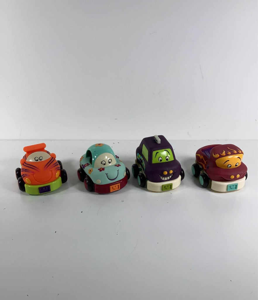 B. toys Pull Back Toddler Cars Wheeeels!