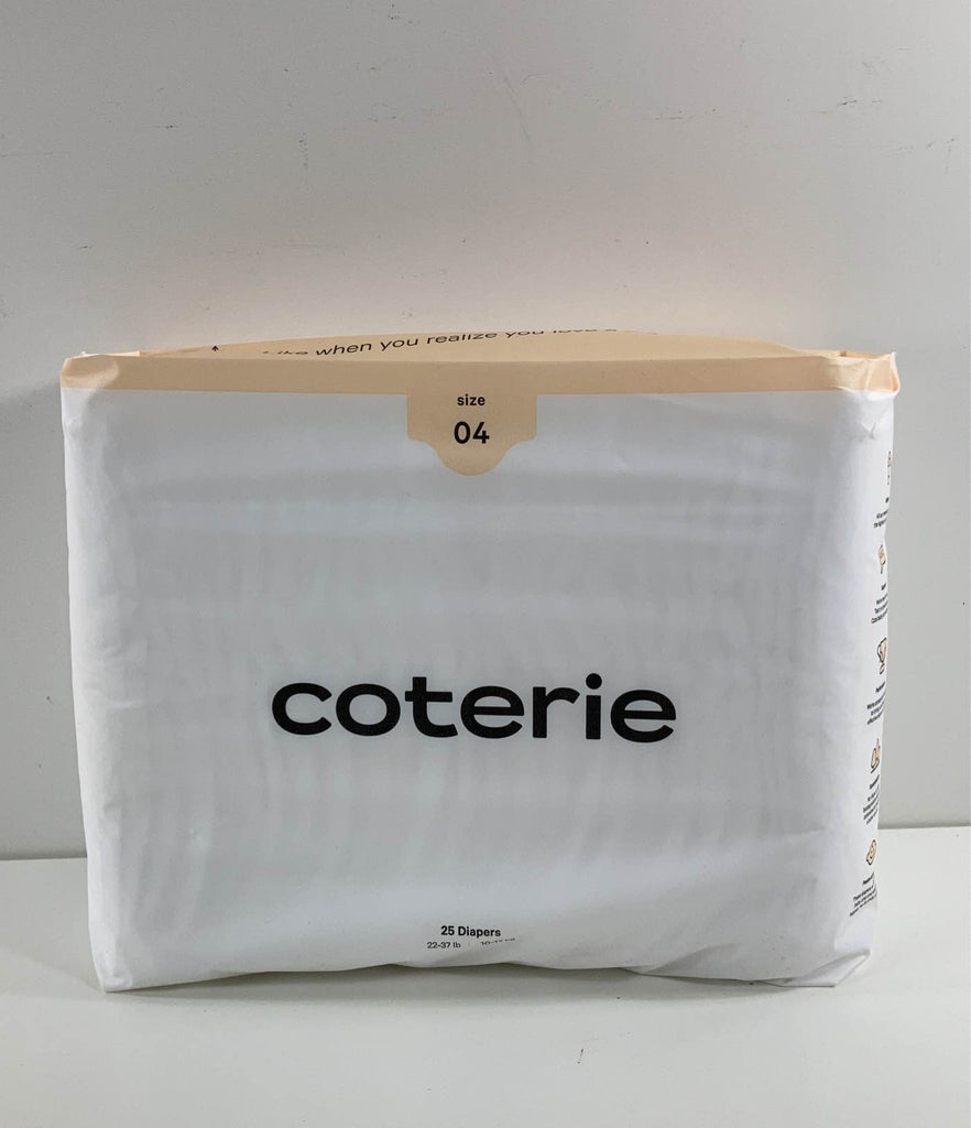 Coterie Diapers. 25-Count, Size 04