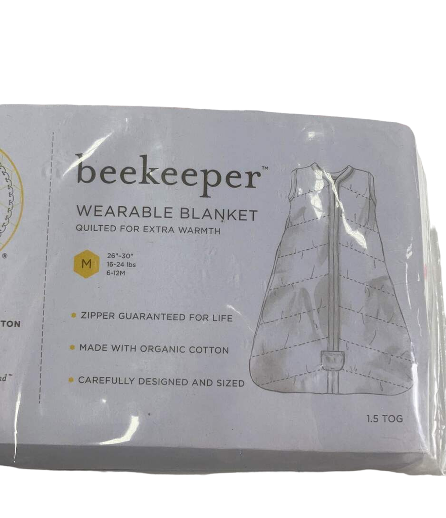 Burt's Bees Baby Beekeeper Wearable Blanket, Medium, 1.5 TOG (Medium W