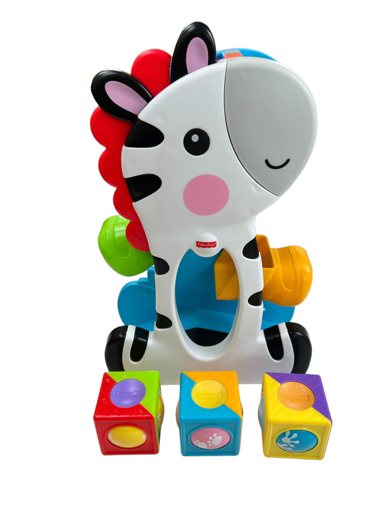 Fisher Price Roller Blocks Tumblin’ Zebra