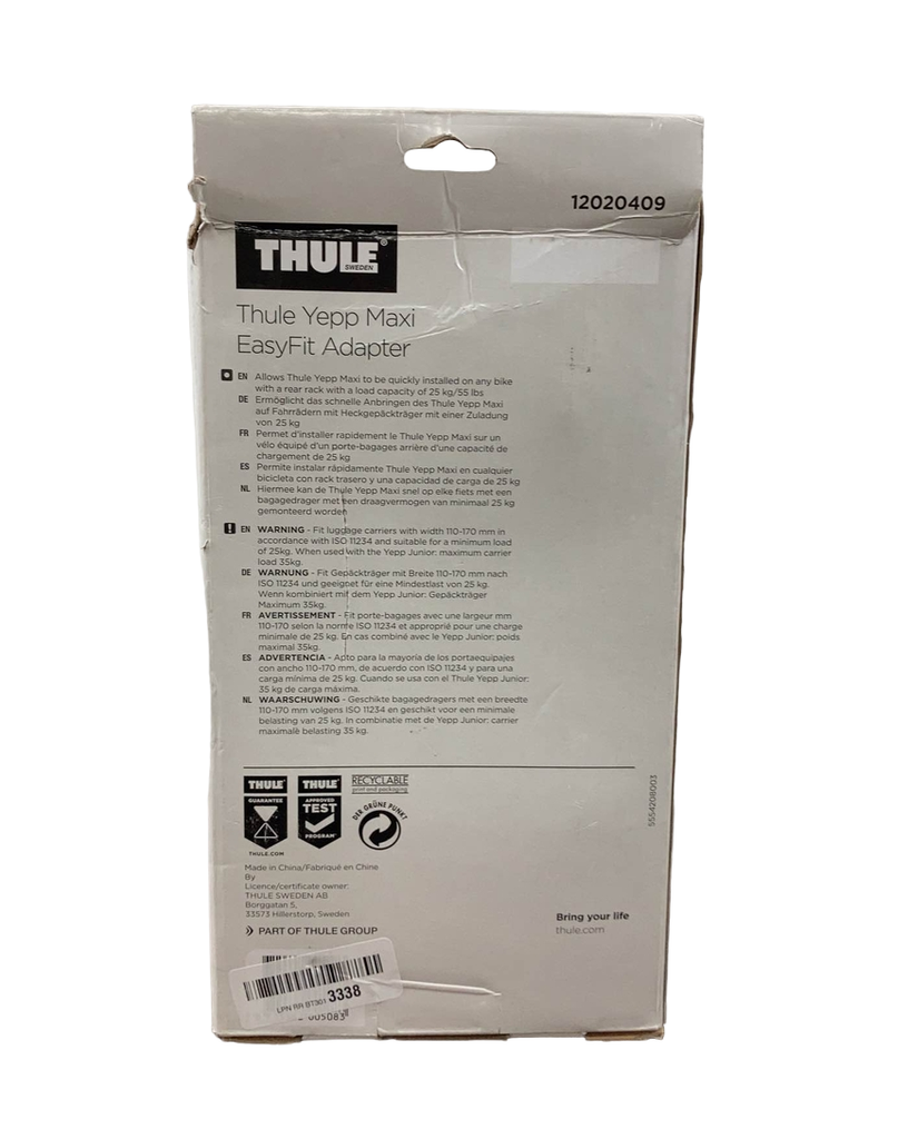 Thule cheap easyfit adapter