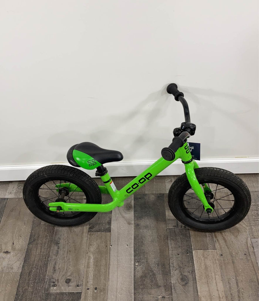 Co op Cycles REV 12 Kids Balance Bike Green