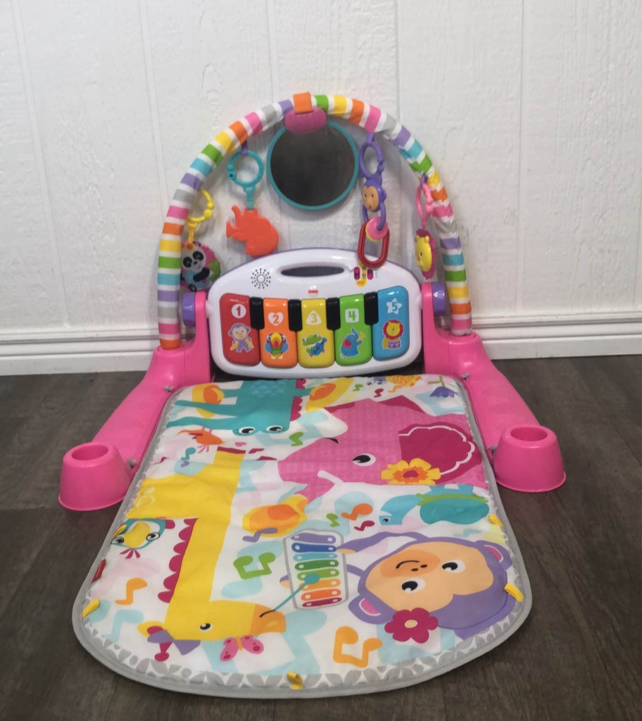 Fisher-Price Deluxe Kick & Play Piano Gym, Pink