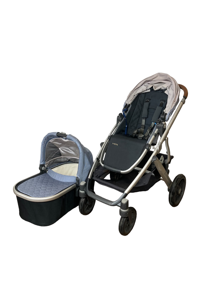 Used Uppababy Vista 2017 Vista Stroller Frame Bassinet Used Uppababy Vista  2017 Vista V3