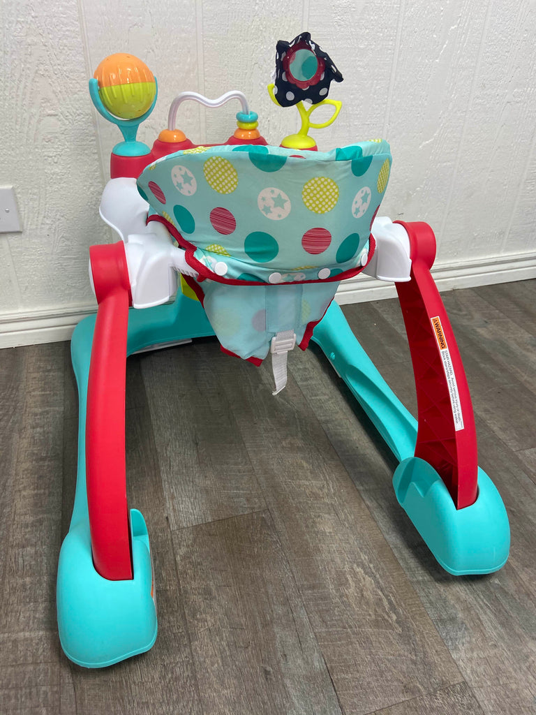 Kolcraft Tiny Steps 2-in-1 Infant & Baby Activity Walker
