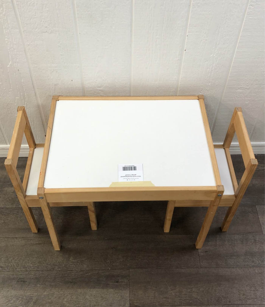 IKEA LATT Children's Table And 2 Chairs