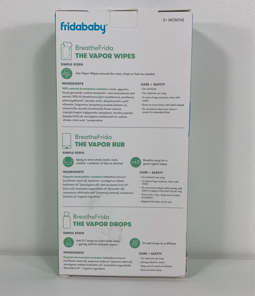 FridaBaby Breathe Easy Kit, Sick Day Essentials
