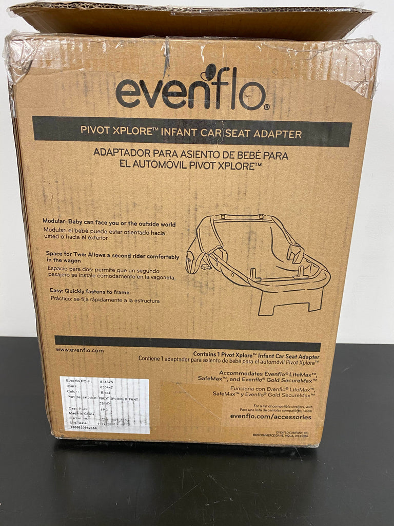 Evenflo Pivot Xplore Stroller Wagon Infant Car Seat Adapter