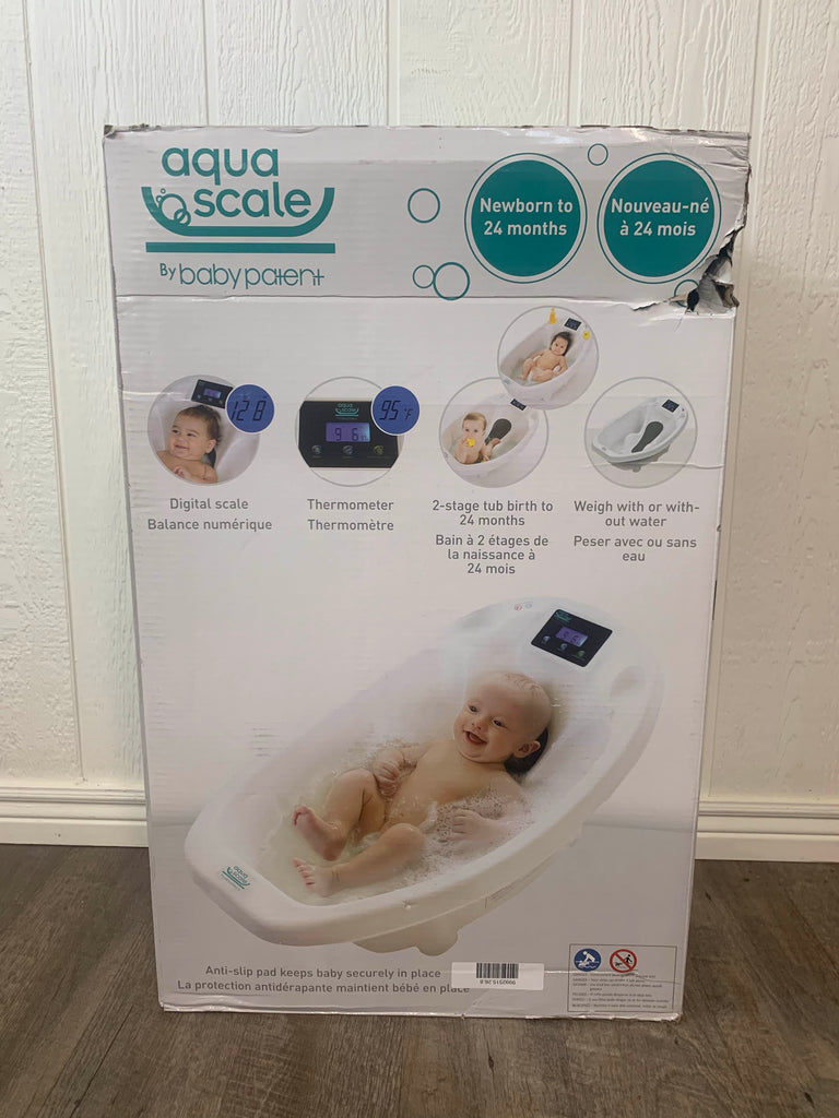 Baby Patent Aqua Scale 3-in-1 Digital Scale Water Thermometer and Infant Tub