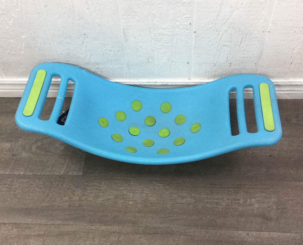 Fat Brain Toys Teeter Popper - Blue Wobble Board For Kids Ages 3-10