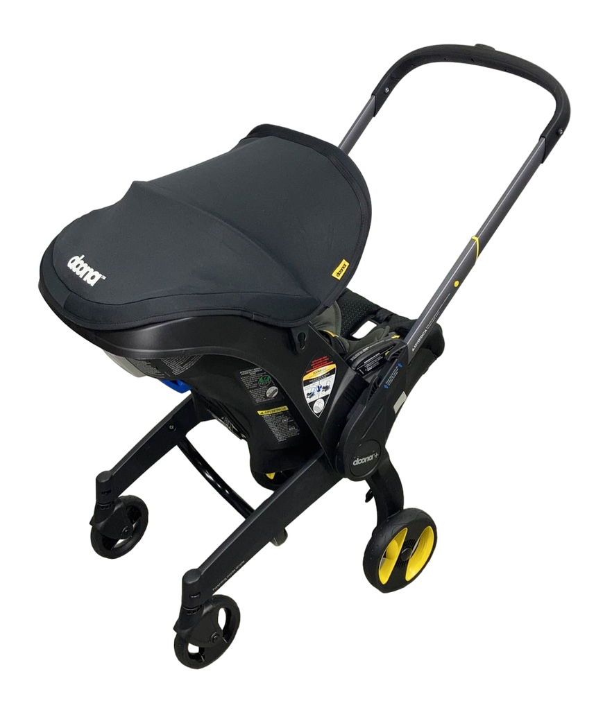 Doona Infant Car Seat & Stroller Combo, 2023, Nitro Black