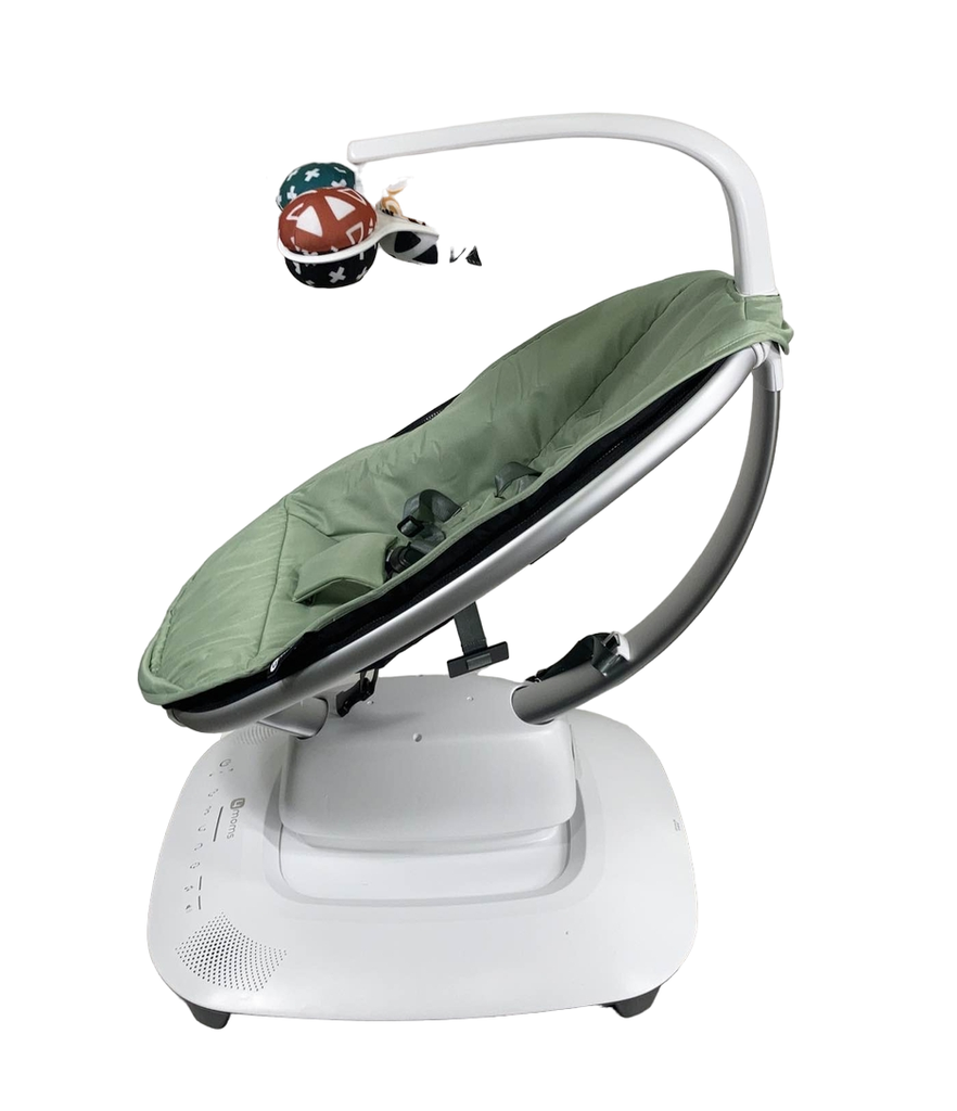 4Moms - MamaRoo 5 Multi-Motion Baby Swing (Sage) + Newborn Insert  (Maroon/Plush) main image 1