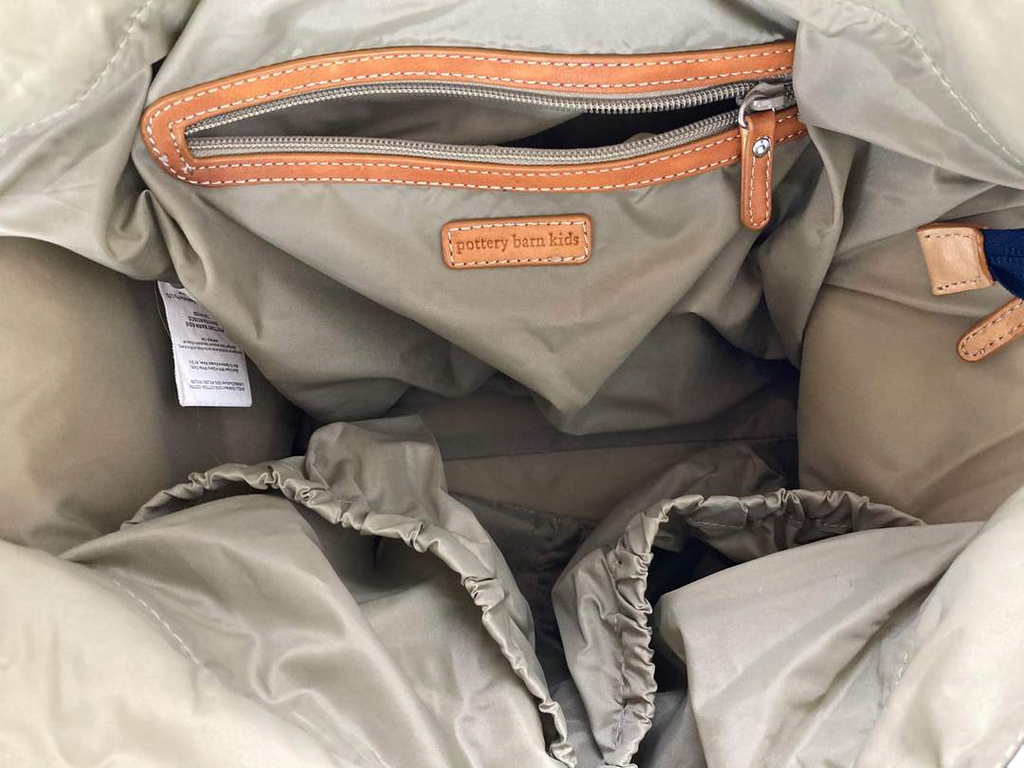 Pottery Barn Diaper Bag, Navy