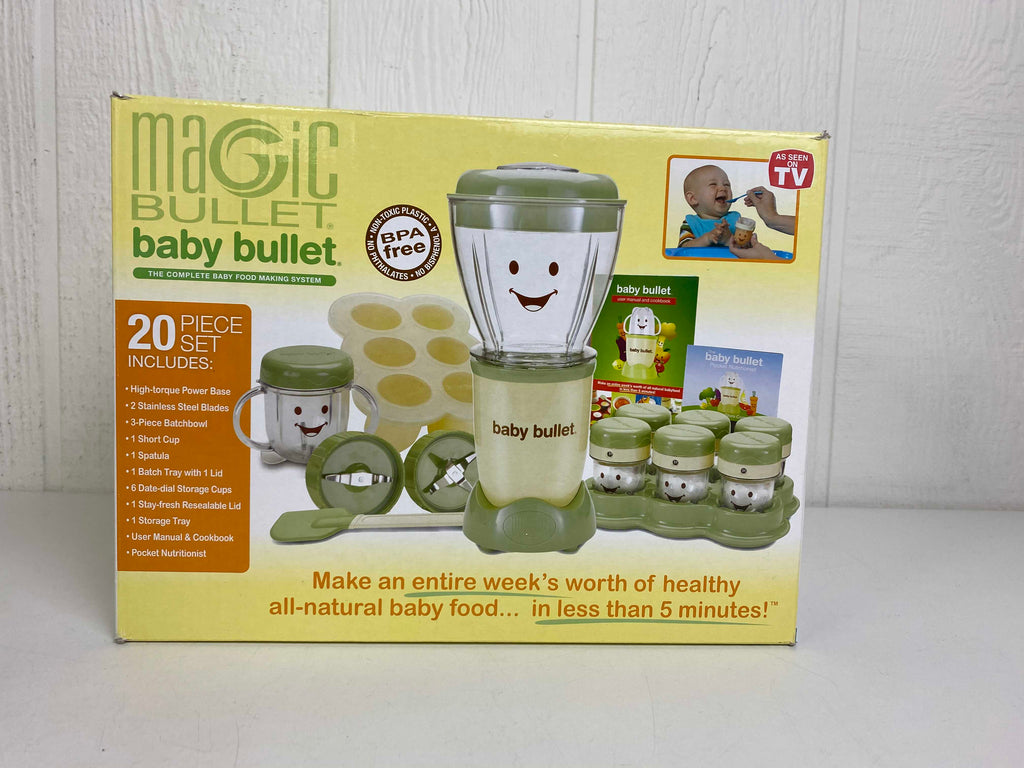 Magic Bullet Baby Bullet Set Baby Food Making Kit Blender Processor And Cups