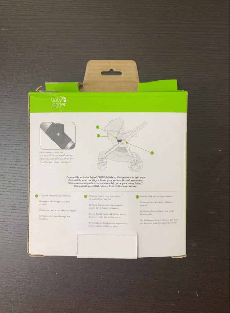 Baby Jogger Britax Car Seat Adapter For City Select & City Versa