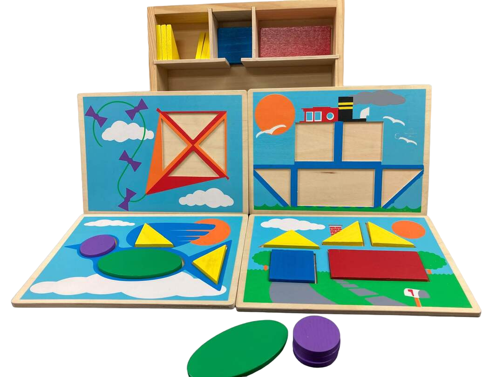 Melissa & Doug Beginner Pattern Blocks