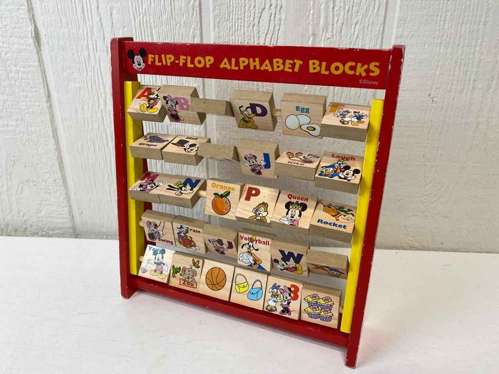 Disney Flip Flop Alphabet Blocks