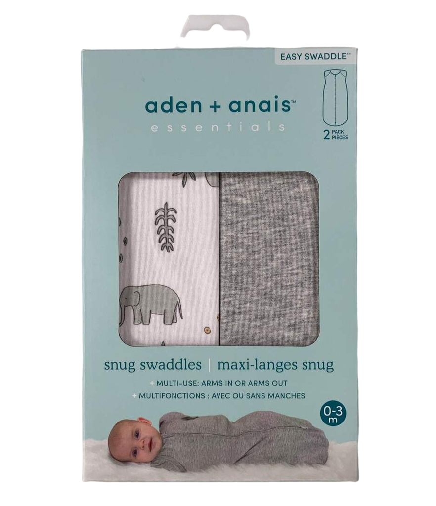 Aden + Anais Essentials Easy Swaddle Snug, 2 Pack