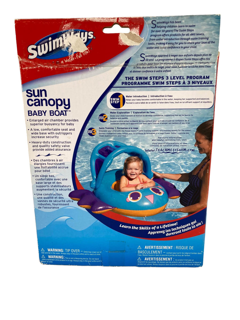SwimWays Sun Canopy Baby Boat