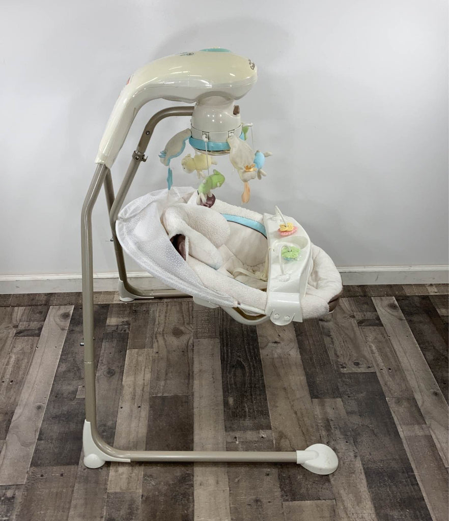 Fisher Price My Little Lamb Baby Cradle & Swing w/ Music