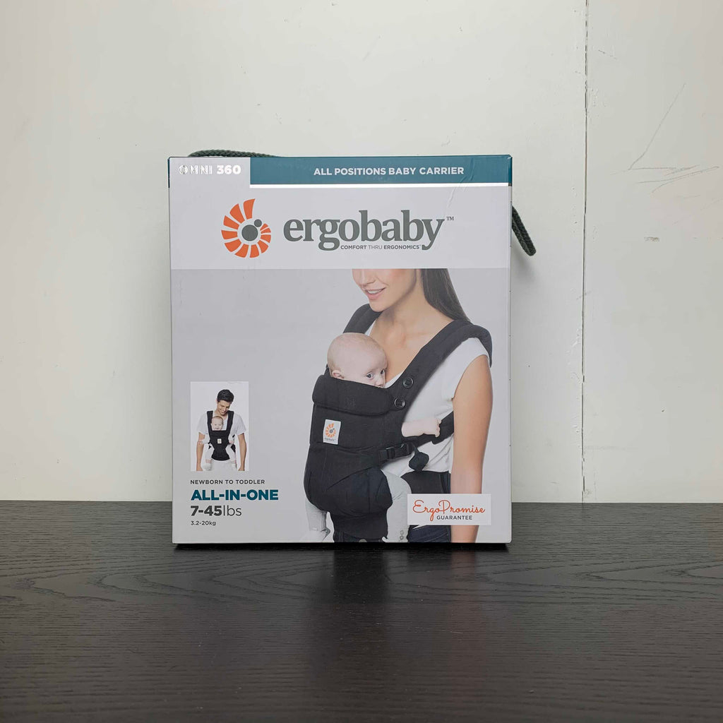 Ergobaby Omni 360 All Carry Positions Unisex Pure Black Baby Carrier  BCS360BLK