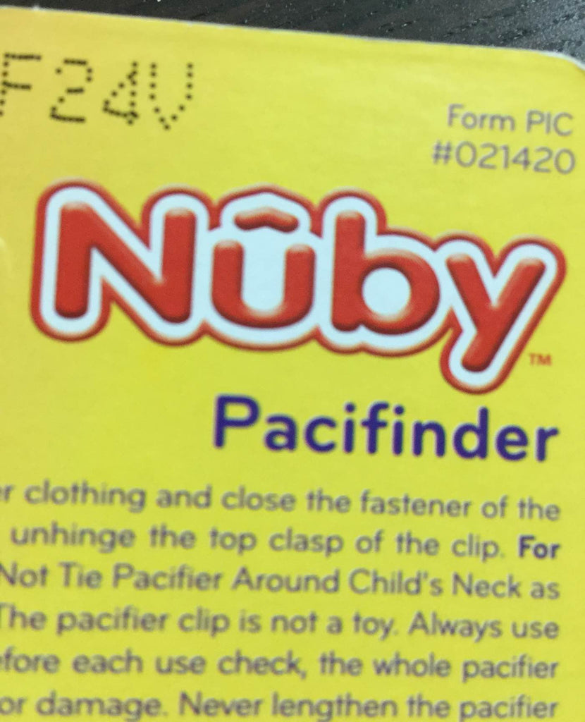 Nuby Pacifier Clips, 2 Pack