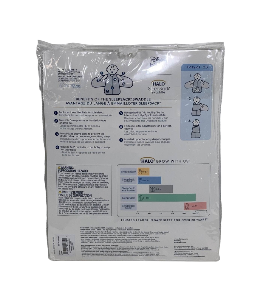 Halo SleepSack Swaddle, Newborn, Disney Baby Great Barrier Reef