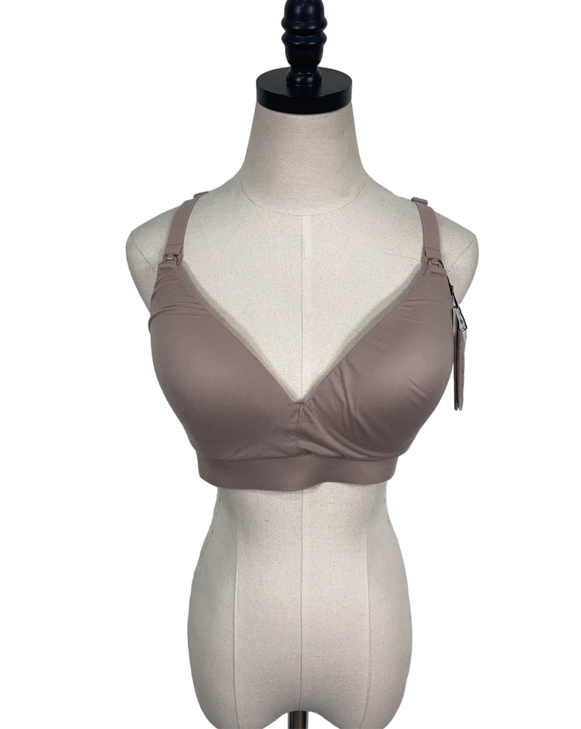 Kindred Bravely Minimalist Hands Free Pumping Bra | Patented All-in-One  Pumping & Nursing Plunge Bra