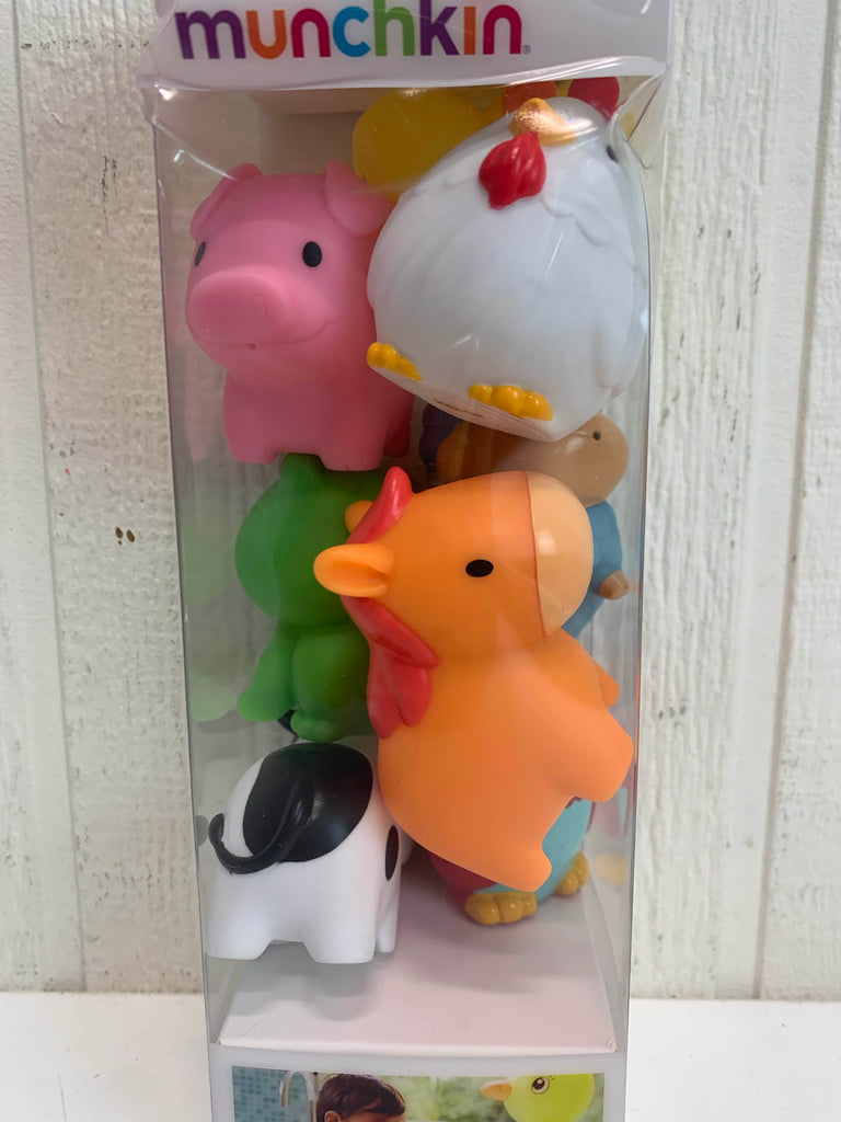 Munchkin Farm Animal Squirts Baby Bath Toy, 8 Pack