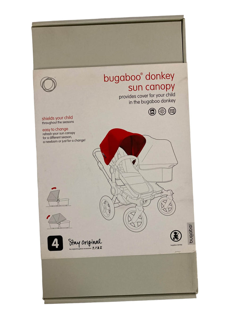 Bugaboo Donkey Sun Canopy, Soft Pink