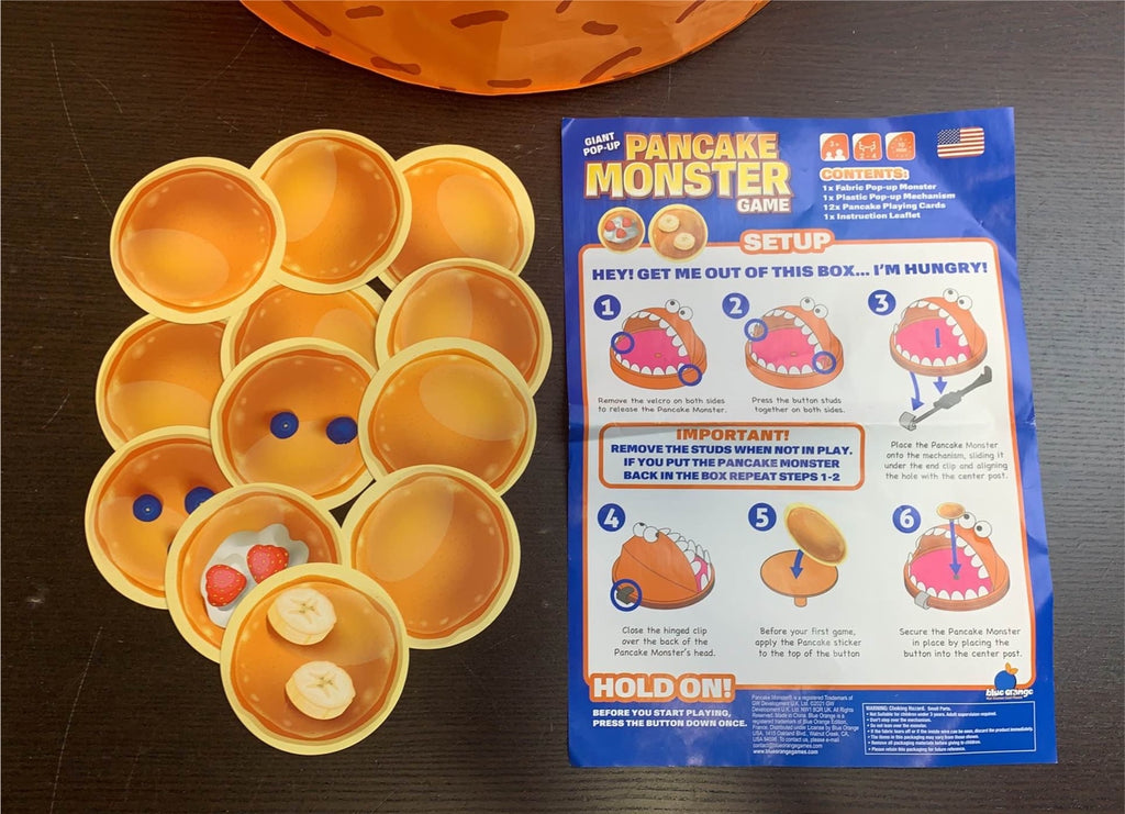 Blue Orange Games Giant PopUp Pancake Monster Game