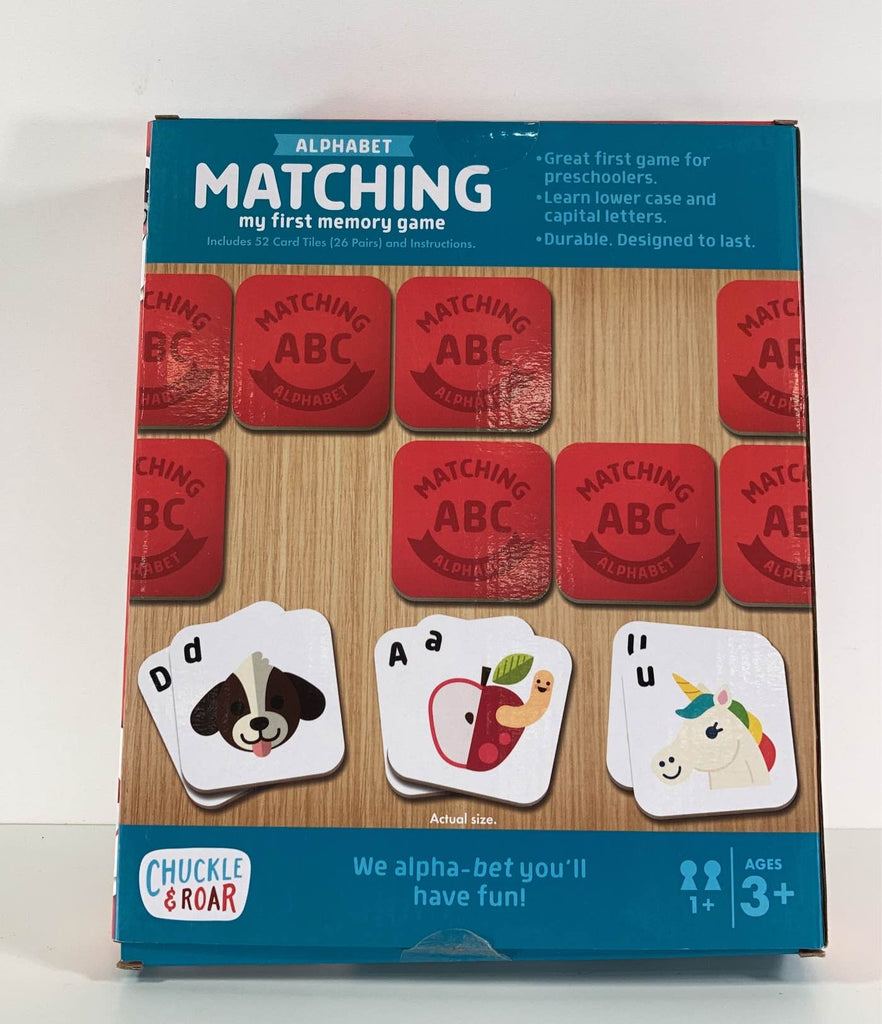 Chuckle And Roar Alphabet Matching Game