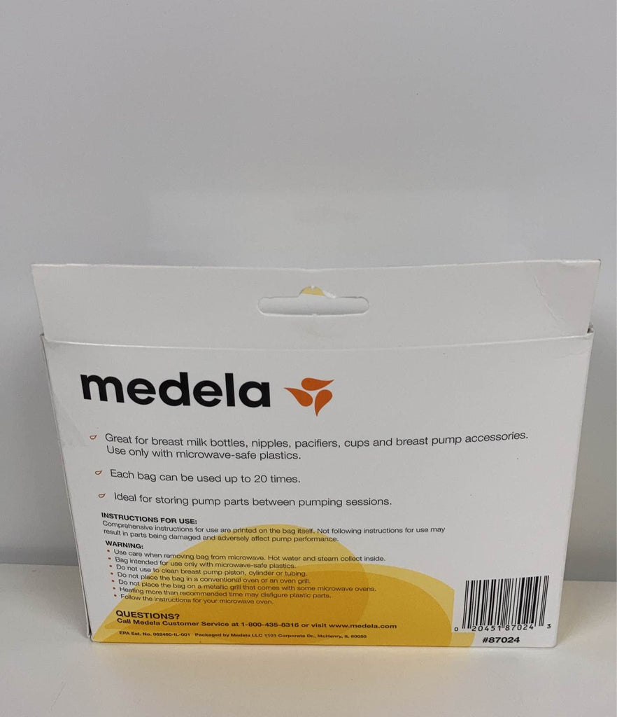 Medela Quick Clean Micro Steam Bag - Kiddicare 