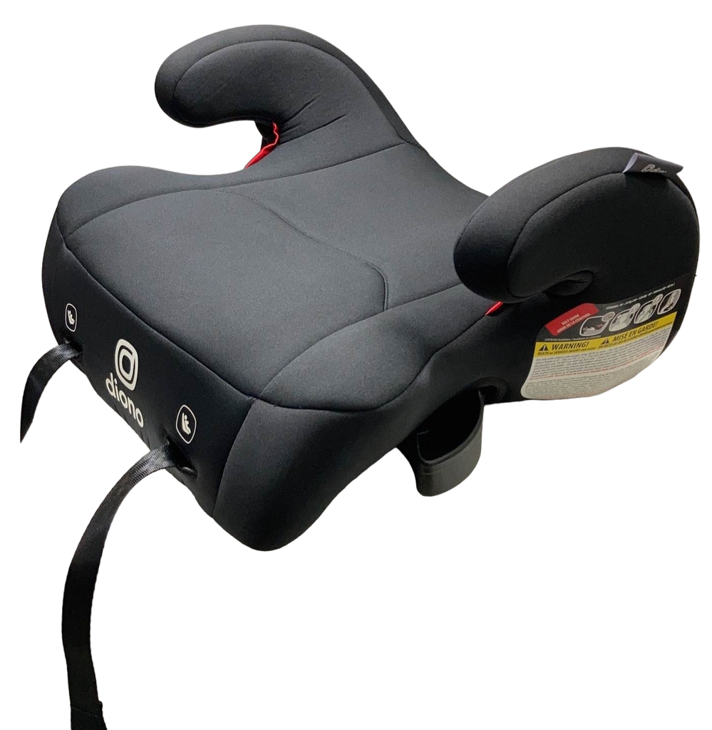 Diono Solana 2 Backless Booster Seat, 2022, With LATCH, Black