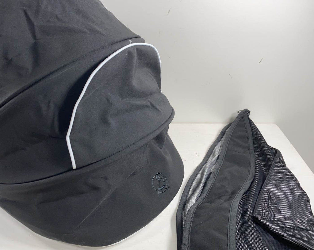 Mockingbird Replacement Canopy With Sun Shade, Black, Windowpane