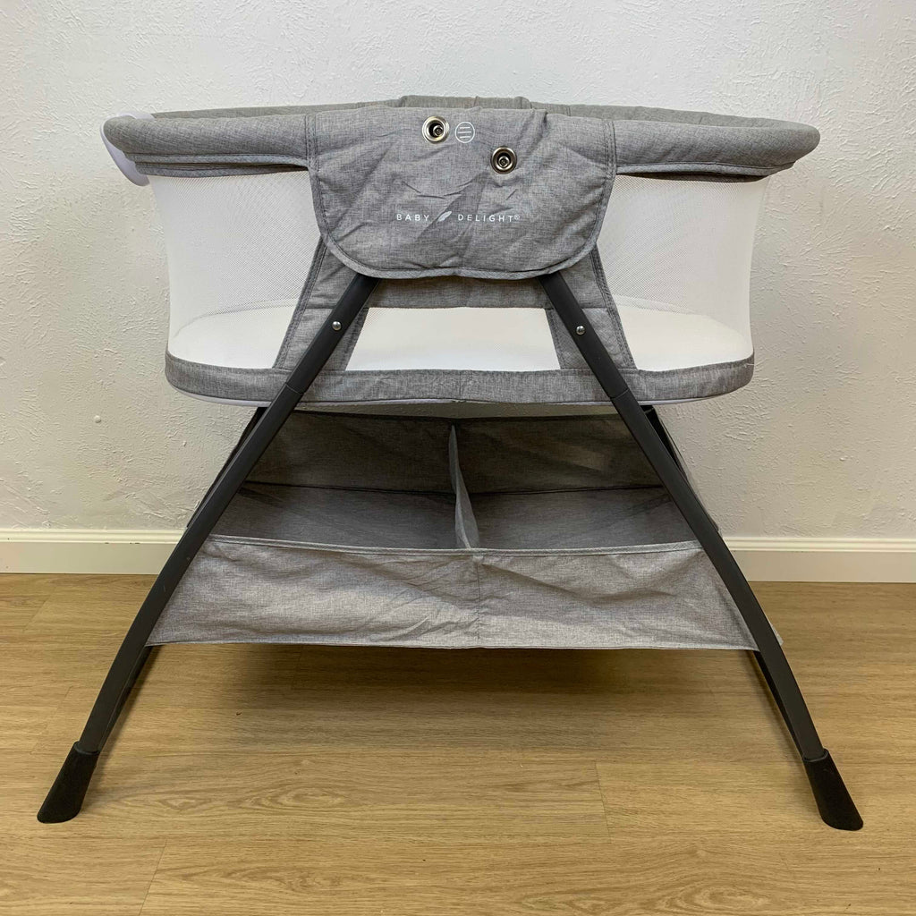Baby Delight Beside Me Doze Deluxe Bedside Pebble Grey