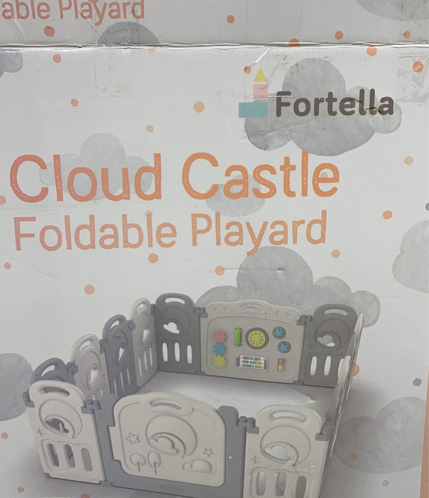 Fortella Cloud Castle ベビーサークル おもちゃパネル - ベビー家具