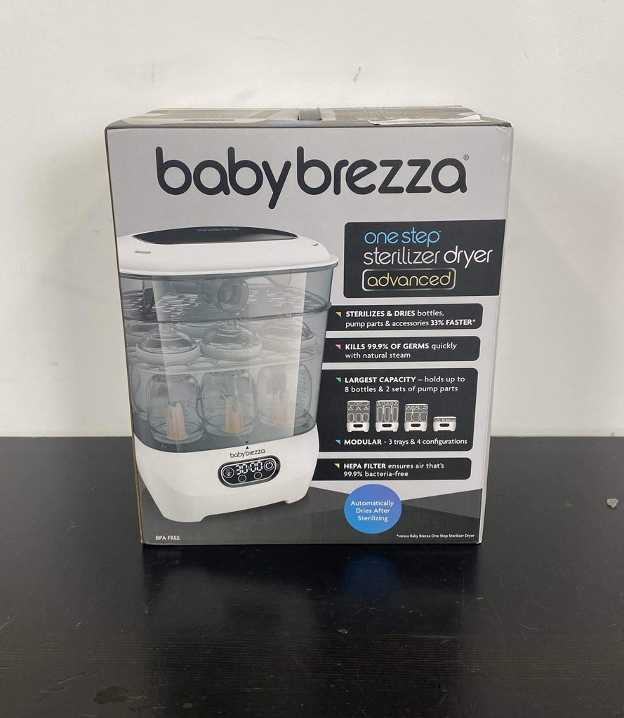 Baby Brezza Sterilizer And Dryer Advanced, White