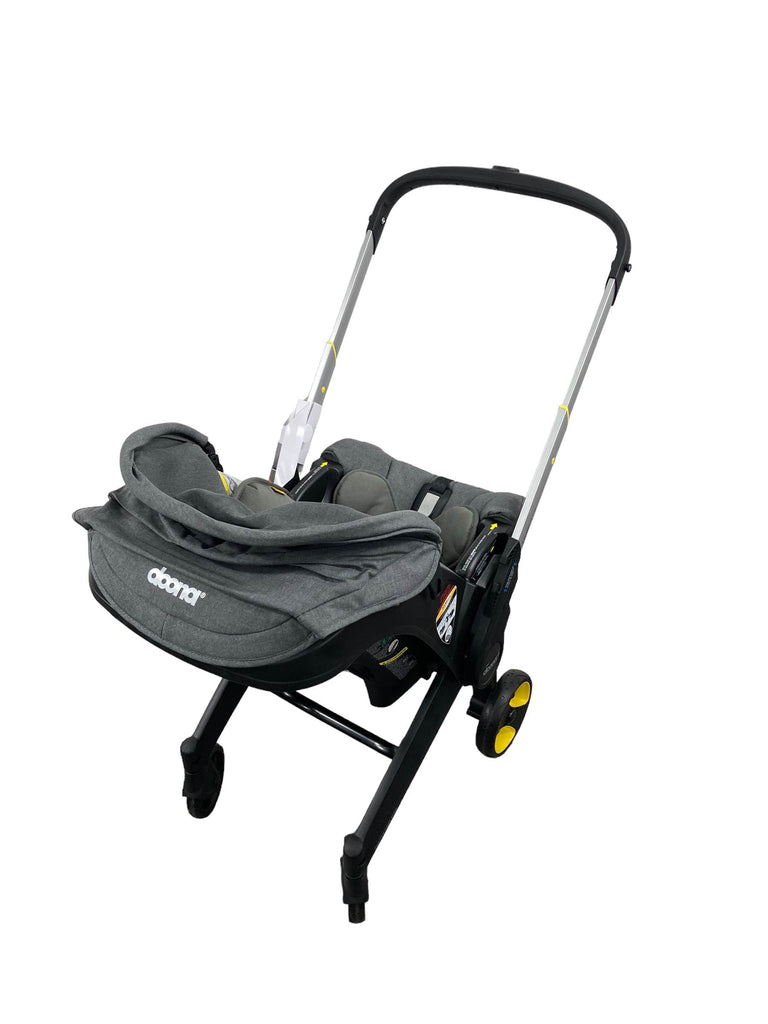 Doona Infant Car Seat & Stroller Combo, 2022, Greyhound