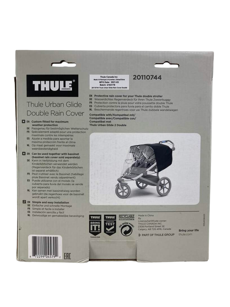 Thule urban glide hotsell 2 double rain cover