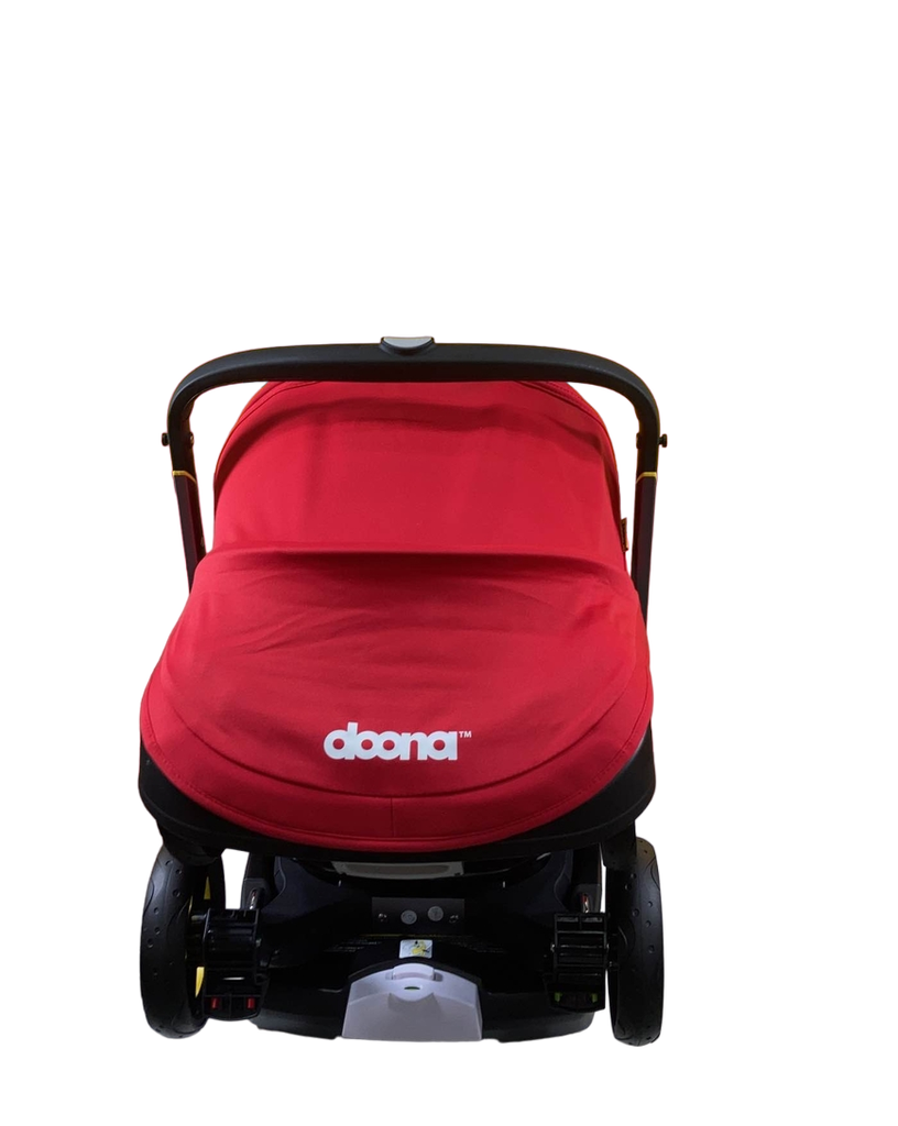 Doona Infant Car Seat & Stroller Combo, 2021, Flame Red