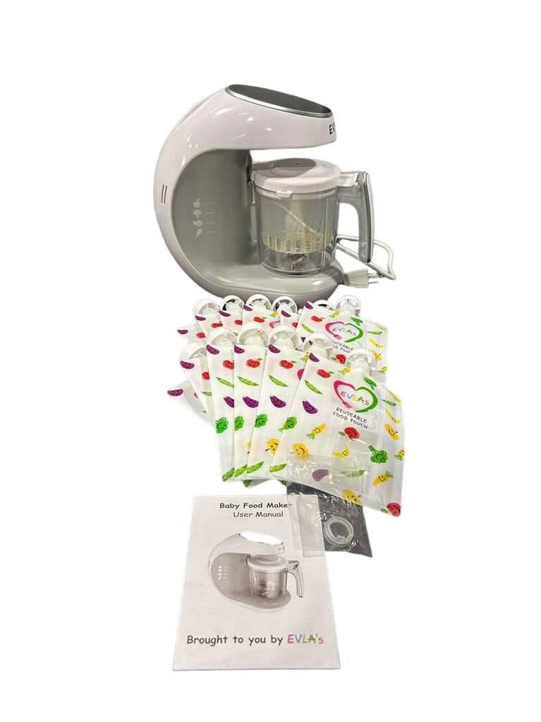 Evla's Baby Food Maker, Steamer, Blender, Grinder, Food Processor