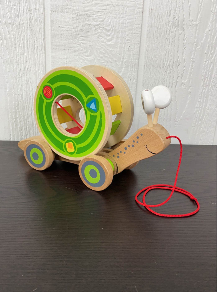 Hape pull along sales snail