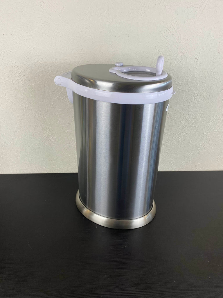 Ubbi Diaper Pail, Chrome