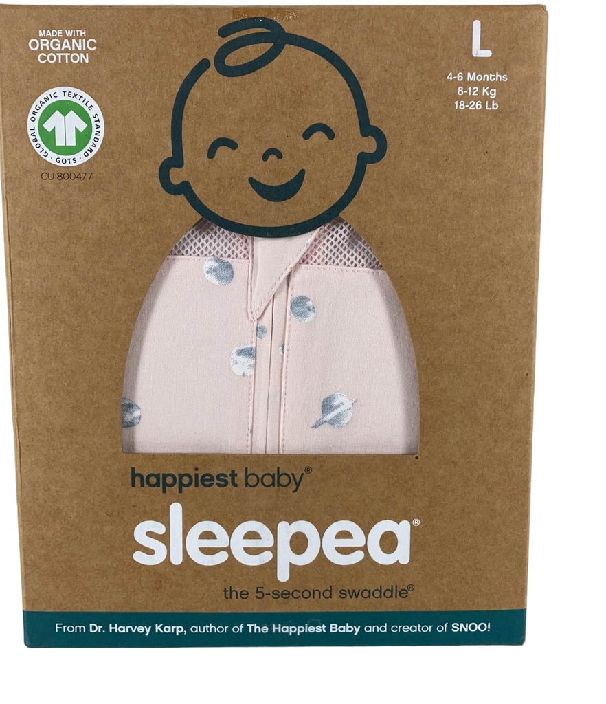 Happiest Baby Sleepea Swaddle, Large, Pink Rose