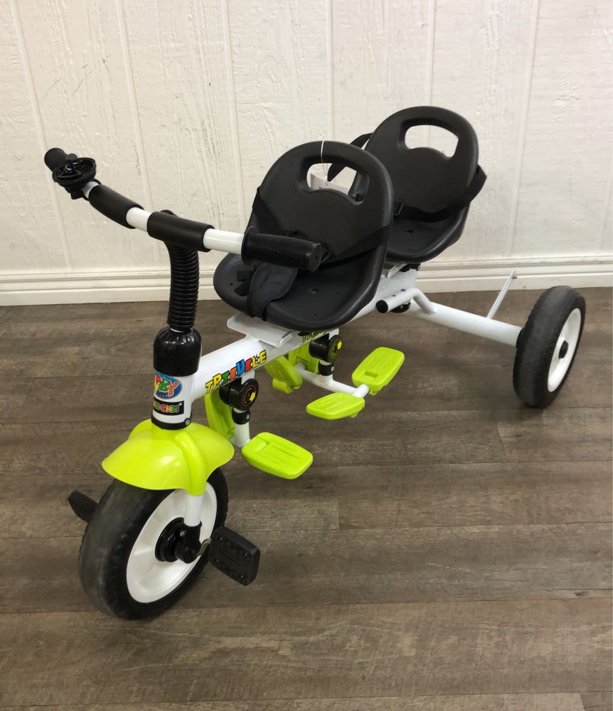 Twin baby hot sale tricycle