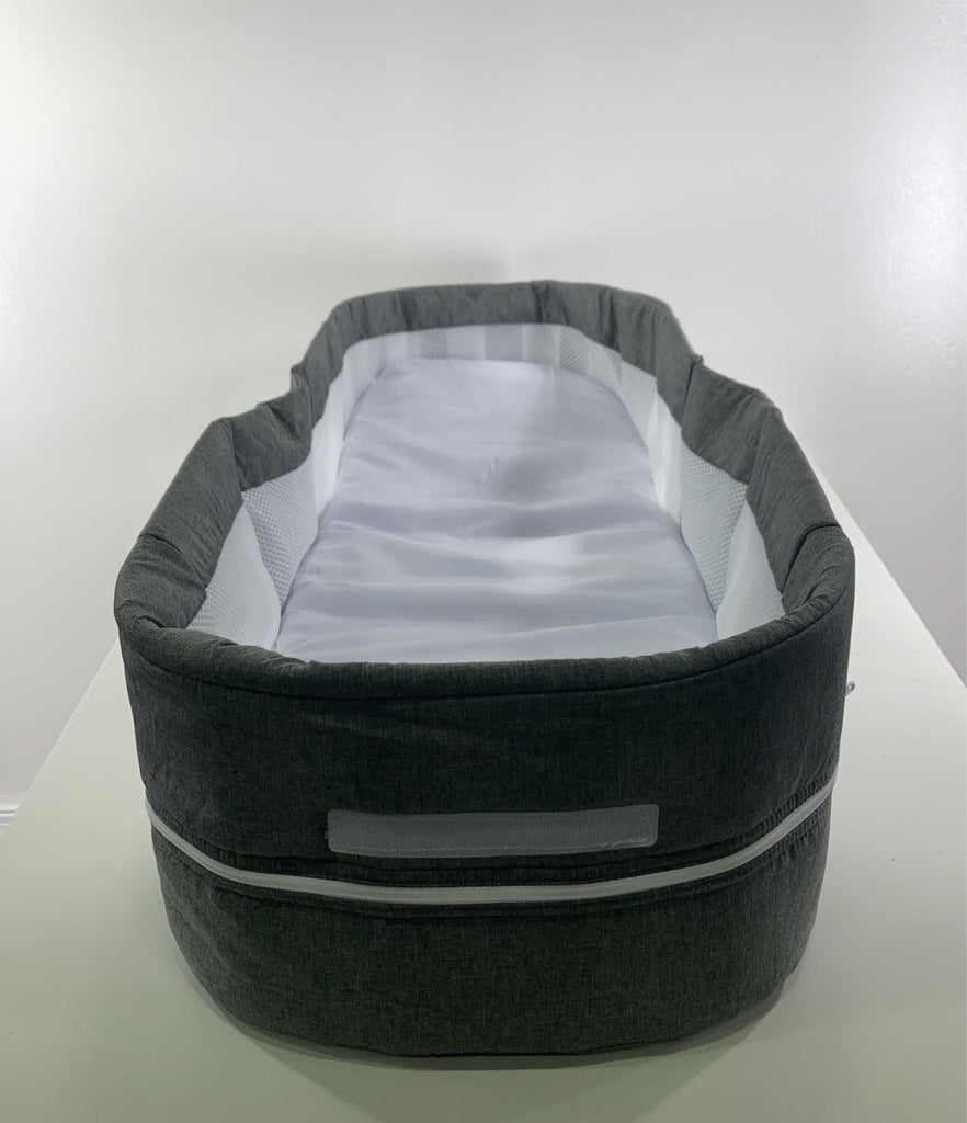 Baby Delight Snuggle Nest Harmony, Charcoal Tweed