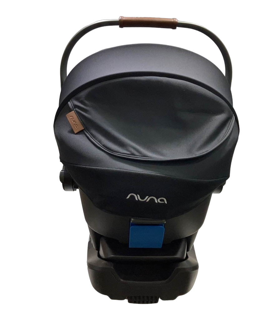 Nuna PIPA rx Infant Car Seat with RELX Base, 2023, Caviar