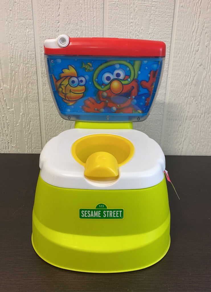 Kolcraft Sesame Street Elmo Adventure Potty Training Chair With Toilet