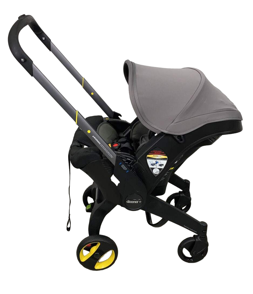 Doona Infant Car Seat & Stroller Combo, 2022, Grey Hound